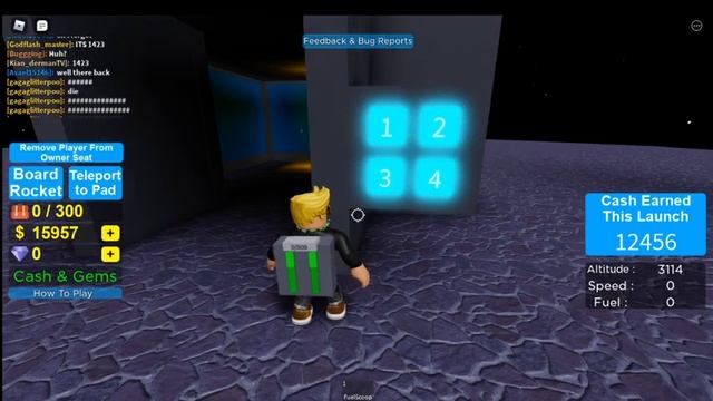 Roblox 3 2 1 blast off simulator moon code смотреть онлайн