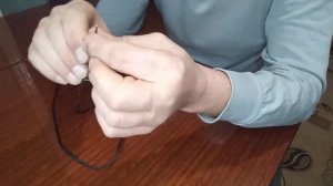 Насадка на шнур сетевых поплавков /Посадка рыболовной сети/ Nozzle on the cord of fishing net float