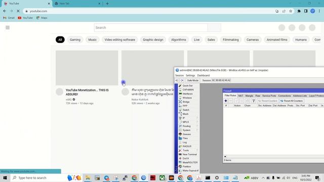 របៀប Block IP And Mac Address On Mikrotik Router