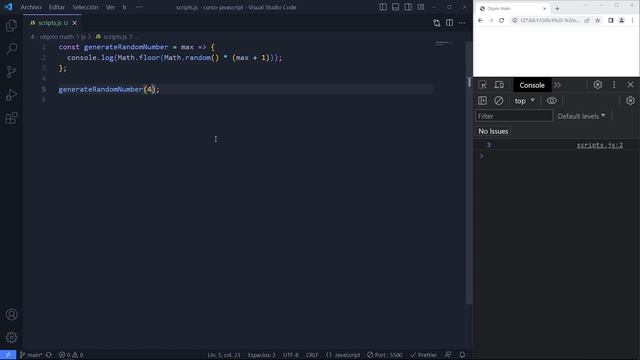 ¿Cómo funciona MATH.RANDOM? - Curso JavaScript 2023 смотреть онлайн