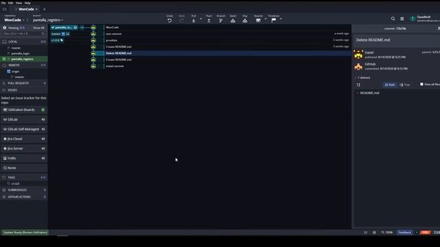 17 GitHub - Git, GitHub y GitFlow con GitKraken | Curso práctico de cero a experto WonCode смотреть онлайн