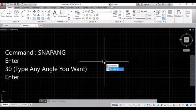 How to Rotate Crosshair In AutoCAD / SNAPANG Command /AutoCAD Tips & Tricks смотреть онлайн