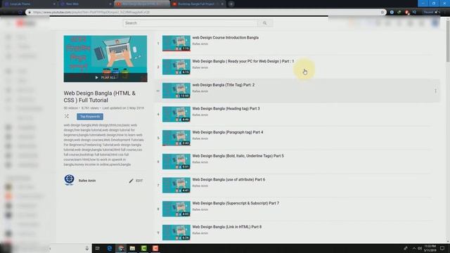 বাংলা ফুল ওয়েবসাইট ডিজাইন (Bootstrap,Html,Advanced CSS) Responsive Site смотреть онлайн