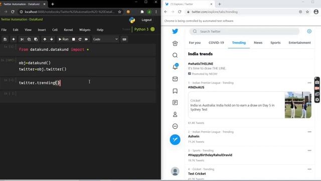 Trends Scraper | Twitter Automation | Twitter Scraper- Python,DataKund смотреть онлайн