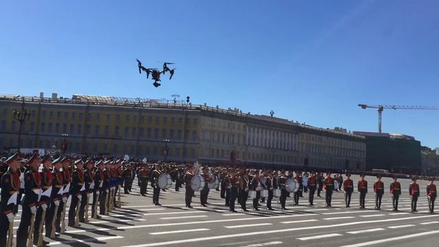 Генеральная репетиция парада Победы. Барабанщики смотреть онлайн
