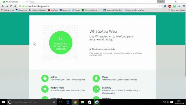 Instalar Whatsapp para PC con Win10 / Whatsapp Web / Metodo oficial sin programas смотреть онлайн