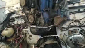 Установка 16 клапанного ДВС в Ниву