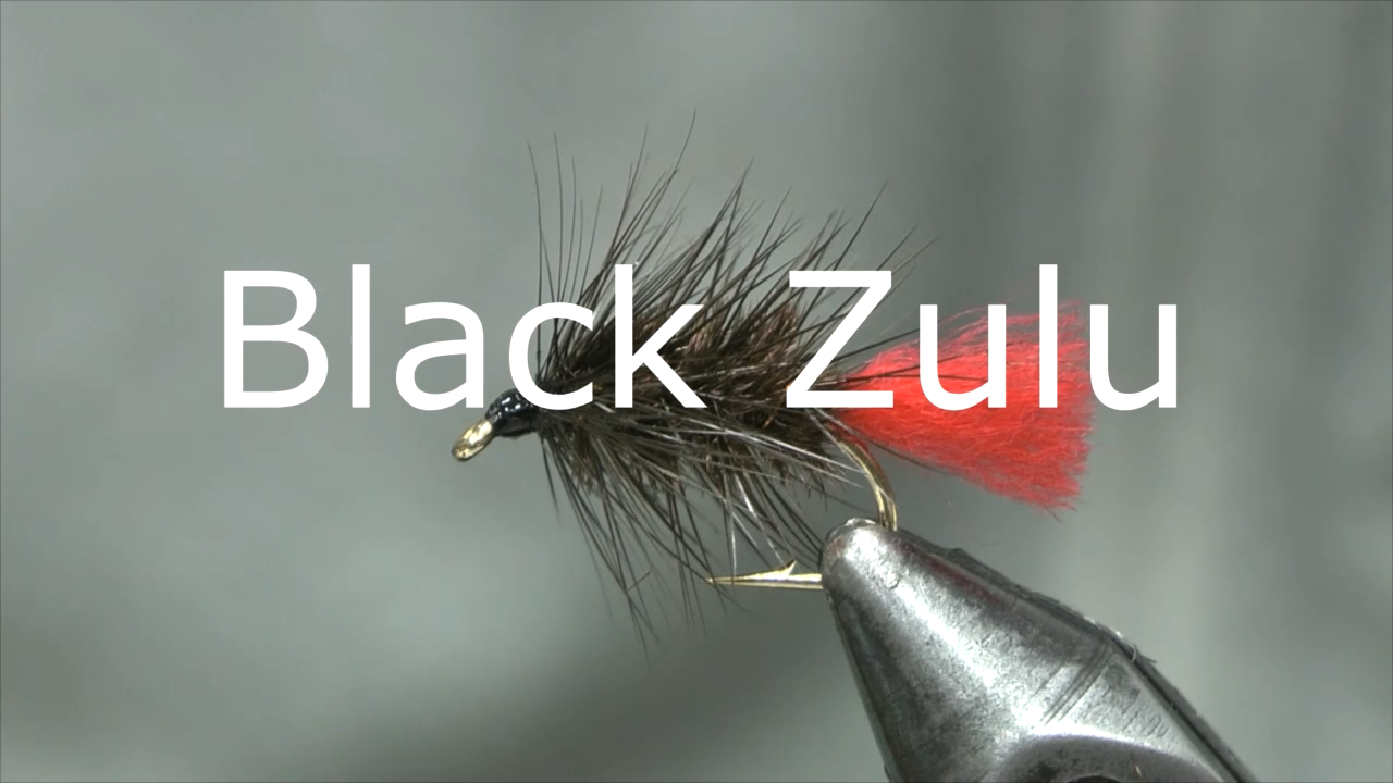Как связать нахлыстовую мушку Black Zulu Fly