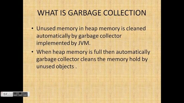 Garbage collection in java смотреть онлайн