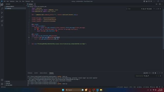 How to Make a Discord Ticket Bot | Nextcord смотреть онлайн