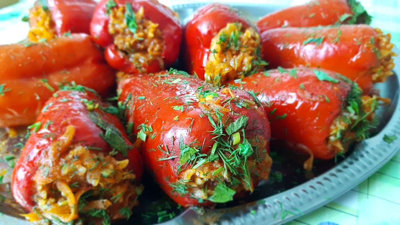 Фаршированный перец постный, цыганка готовит. Gipsy Cuisine.️