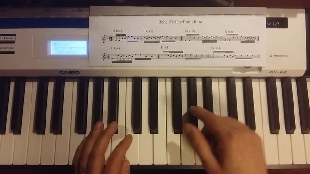 Baba O'Riley intro how to play Slow sheet fingerings смотреть онлайн