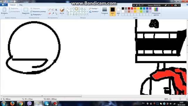 рисуем папируса и санса в paint смотреть онлайн