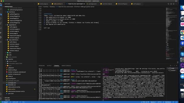 [webdriverio]Browser + docker + appium смотреть онлайн