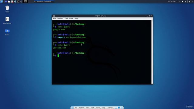2.7. Kali Linux CLI - Environment Variables смотреть онлайн