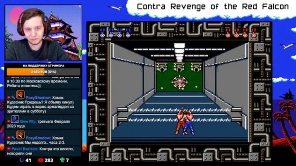 Contra Revenge of the Red Falcon (NES) - Coulthard & Frozza