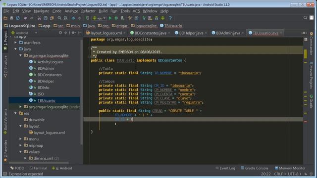 Android: Iniciar Sesión con SQLite Parte 3 de 4 смотреть онлайн