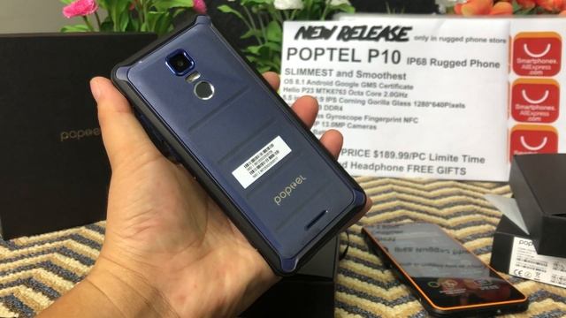 Lowest Price POPTEL P10 5.5 inch HD Android 8.1 4GB + 64GB MTK6763 Octa Core 2.0GHz Unboxing смотреть онлайн