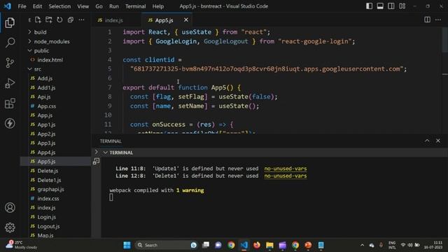 #12 - Login with Google using ReactJS смотреть онлайн