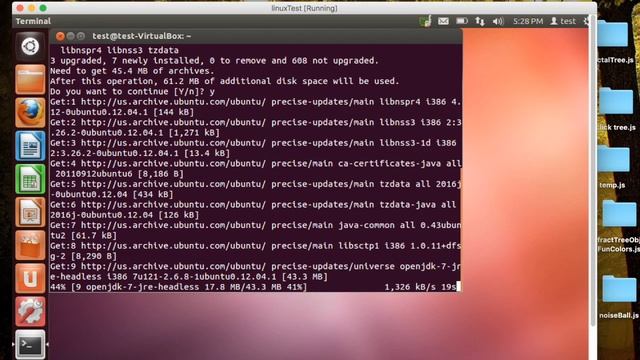 Installing Java in Terminal (Linux) смотреть онлайн