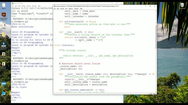 Multiple inheritance conflicts in Python; Practice link! Objects & Games w/ Python Ch 7 Video 2 смотреть онлайн