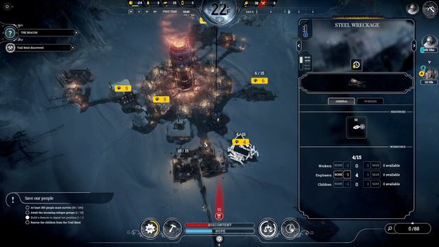 Frostpunk Snowpiercer Edition! Refugees Take on the Cold [Episode 1] смотреть онлайн