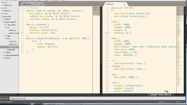 9 - La regla import y los Partials - Curso Básico de Sass смотреть онлайн
