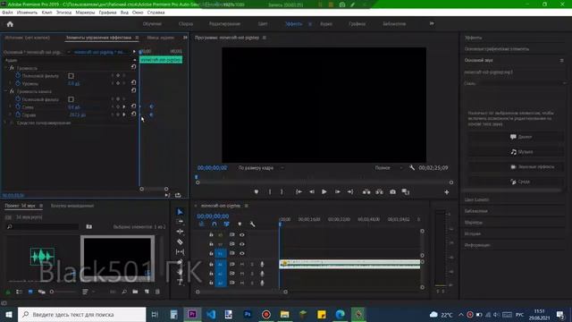 Как сделать 8d звук в Premiere Pro | Что такое стерео звук смотреть онлайн