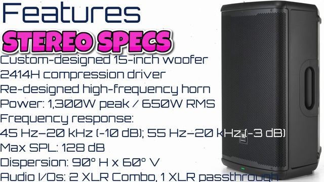 JBL EON 715 | THE BIGGEST POWERED PA SPEAKER WITH BLUETOOTH FROM JBL | 650 RMS | FULL SPECS смотреть онлайн