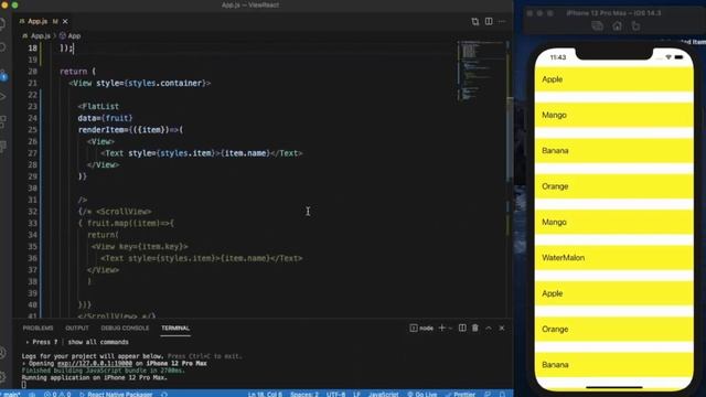 React Native Tutorial 10 - FlatList смотреть онлайн