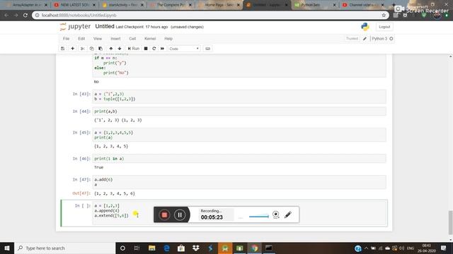 Python from beginning - 5 (Tuples, Set, Dictionary) смотреть онлайн