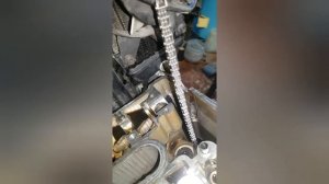 замена цепи грм kawasaki klx250,lx250e