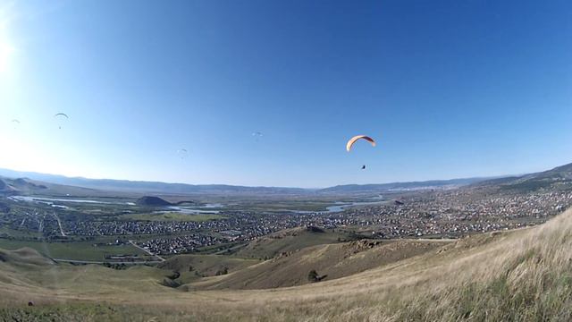 Полеты на параплане . Бурятия. смотреть онлайн