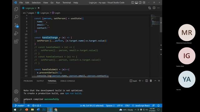 Handling Form Data and Basic Form Validation in React JS смотреть онлайн