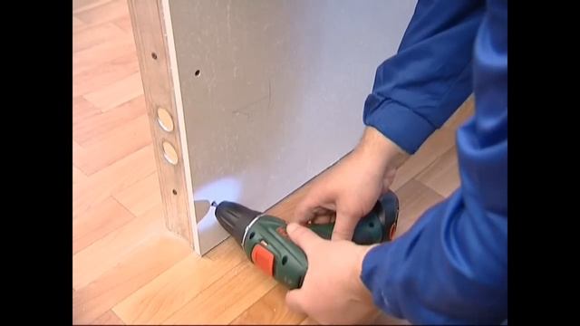 Knauf    возведение межкомнатной перегородки из малоформатного Knauf листа