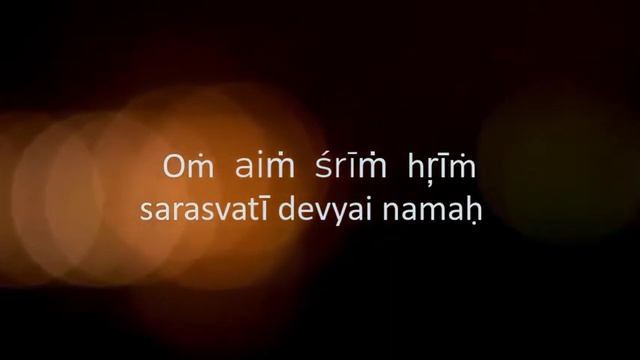 Guided Sarasvatī Mantra Meditation смотреть онлайн