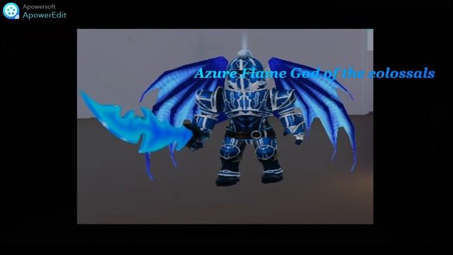 Azure Flame God of the colossals [Nest of the colossals] - Roblox RPG Simulator смотреть онлайн