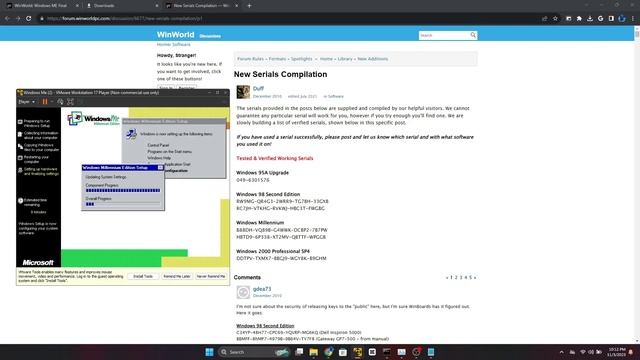 Windows me installation video смотреть онлайн