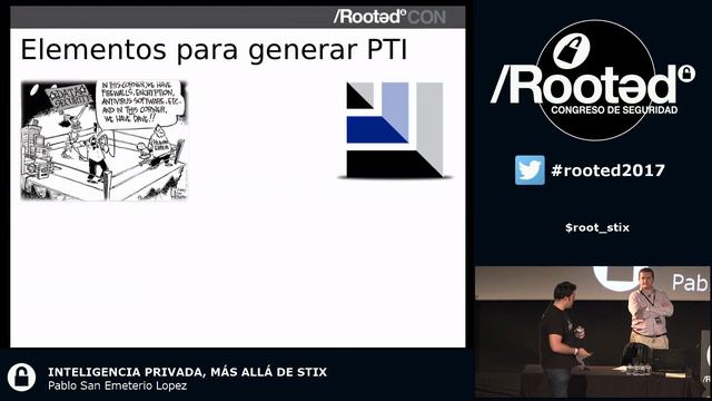 PABLO SAN EMETERIO - Inteligencia privada, más allá de STIX [Rooted CON 2017 - ESP] смотреть онлайн