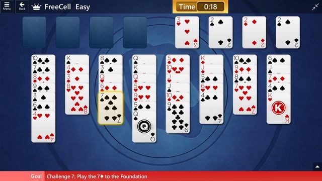 Game #7 | Solitaire World Tour | FreeCell - Easy | March 24, 2019 | Event смотреть онлайн