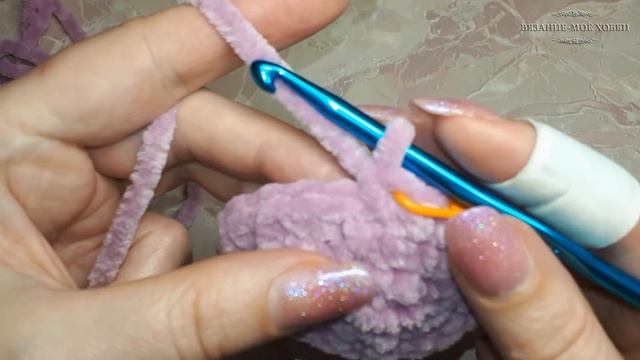 Как связать зайку крючком из плюшевой пряжи. Обучающий мастер класс для начинающих.Часть №1 смотреть онлайн