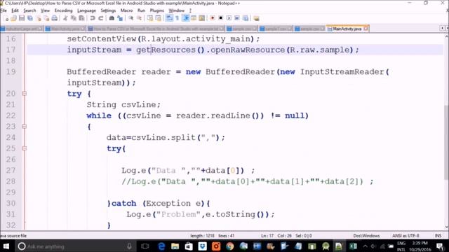 How to Parse CSV or Microsoft Excel file in Android Studio with example смотреть онлайн