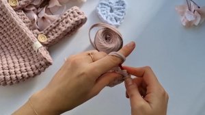 Сердечко из трикотажной пряжи за 5 минут❗️❗️❗️ МК