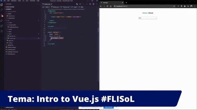 Intro to Vue js #FLISoL смотреть онлайн