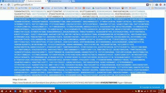 (Gamebank) Get ID User Facebook had been liked fanpage смотреть онлайн