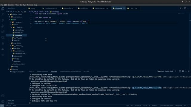 Flask Intro ( Create and Read from database ( SQLAlchemy ) #sqlalchemy #flask смотреть онлайн