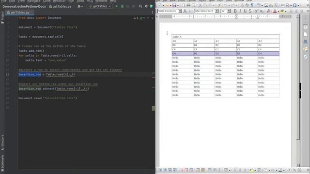 Python Docx .insert_row() work-around. Under 1 Minute! смотреть онлайн
