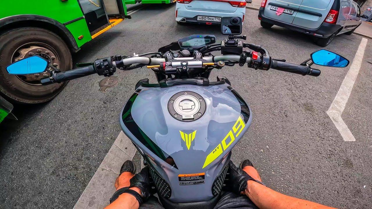 Yamaha MT09 Плюсы байка | Riding The Yamaha MT09