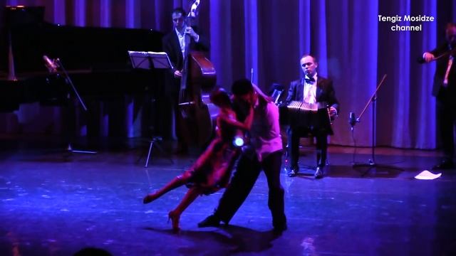 Tango “Birth”. Sabrina and Ruben Veliz with "Solo Tango Orquesta". Сабрина и Рубен Велис. смотреть онлайн