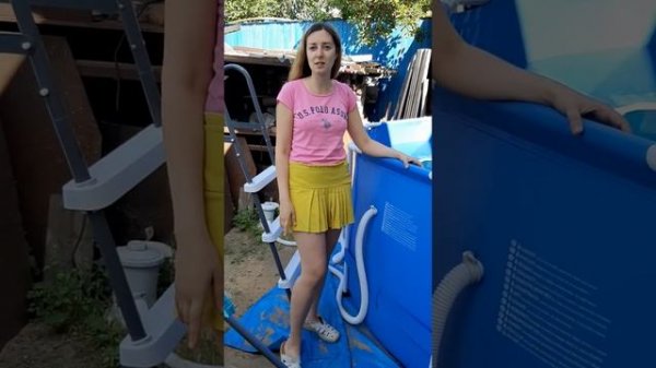 Обзор бассейна intex,summer escapes